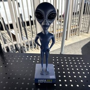 Area 51 Las Vegas Blue Roswell Alien 13" Tall Statue Figurine
